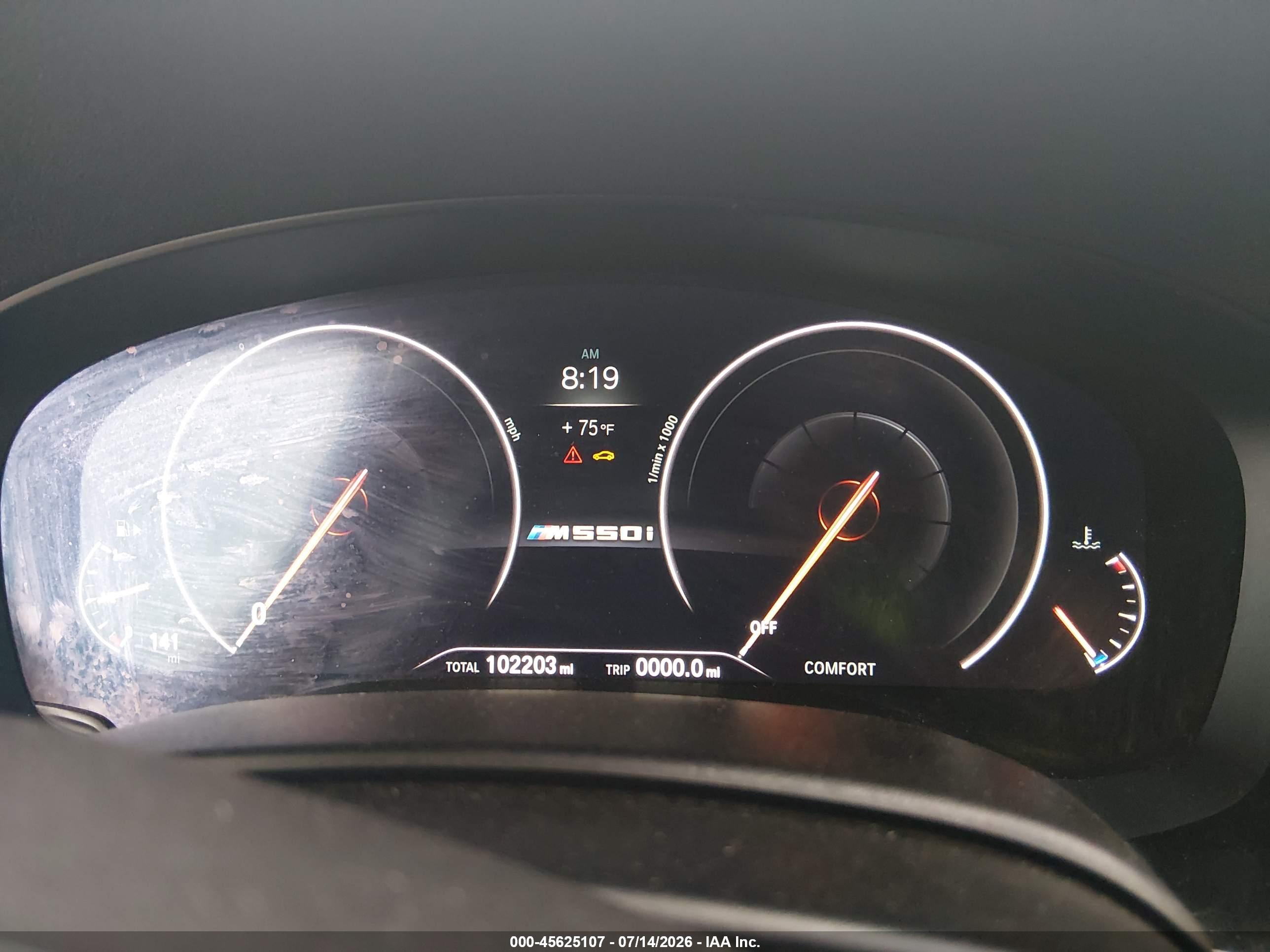 2019 BMW M550I XDRIVE