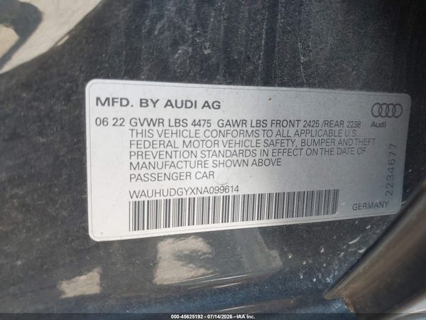 2022 AUDI A3