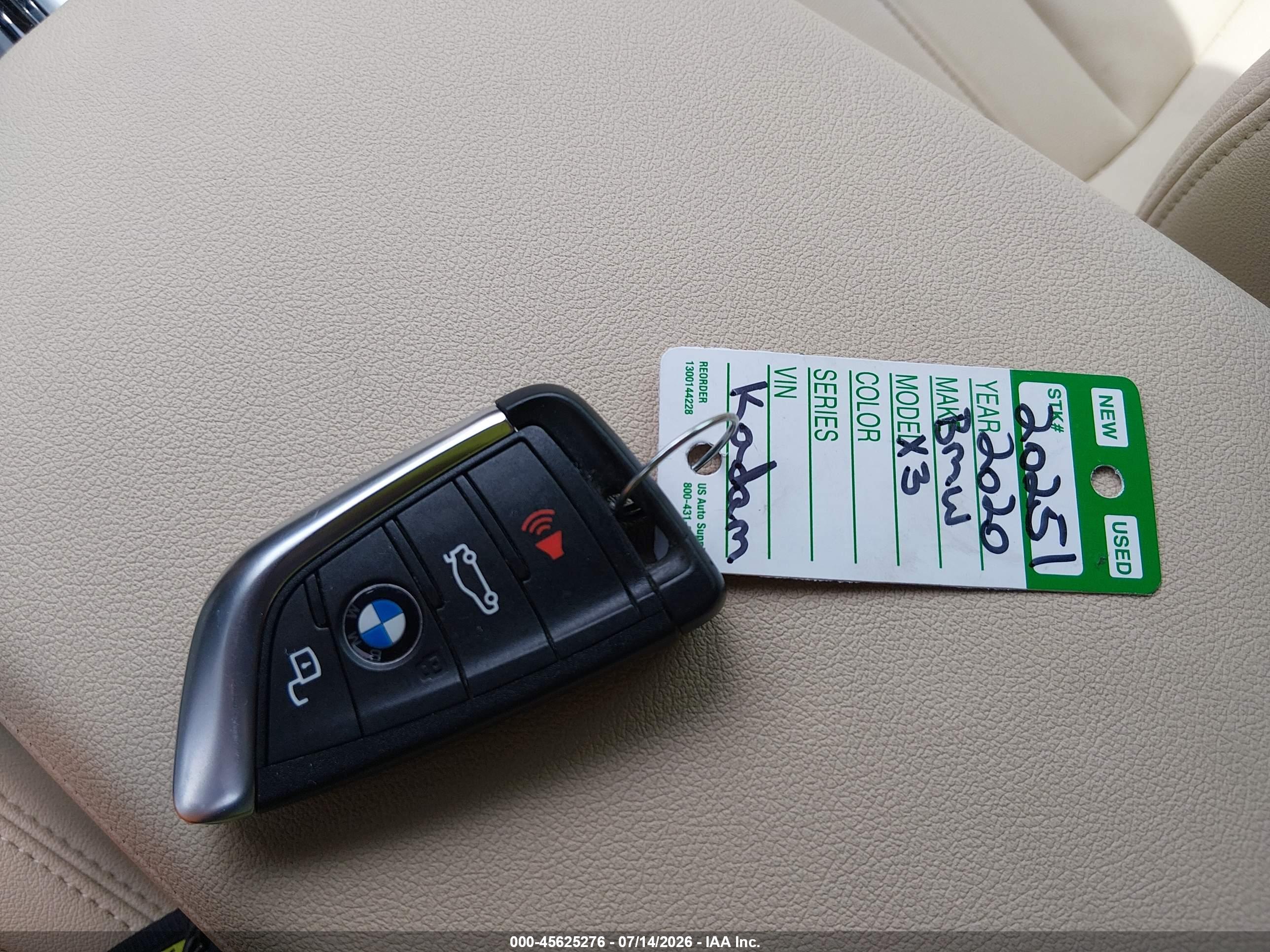 2020 BMW X3 XDRIVE30I