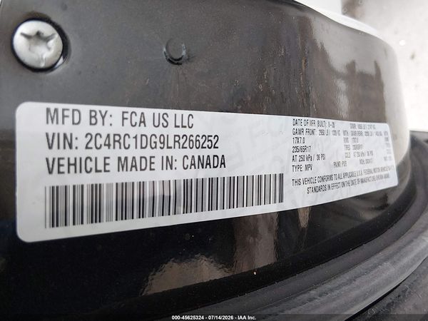 2020 CHRYSLER VOYAGER LXI