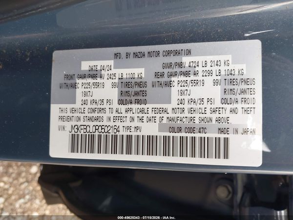 2024 MAZDA CX-5 2.5 S CARBON EDITION