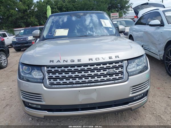 2016 LAND ROVER RANGE ROVER 5.0L V8 SUPERCHARGED