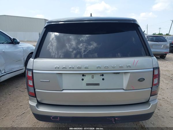 2016 LAND ROVER RANGE ROVER 5.0L V8 SUPERCHARGED
