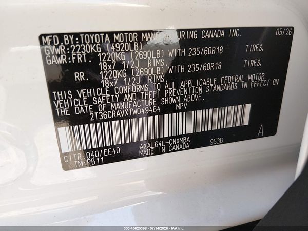2026 TOYOTA RAV4 XLE PREMIUM
