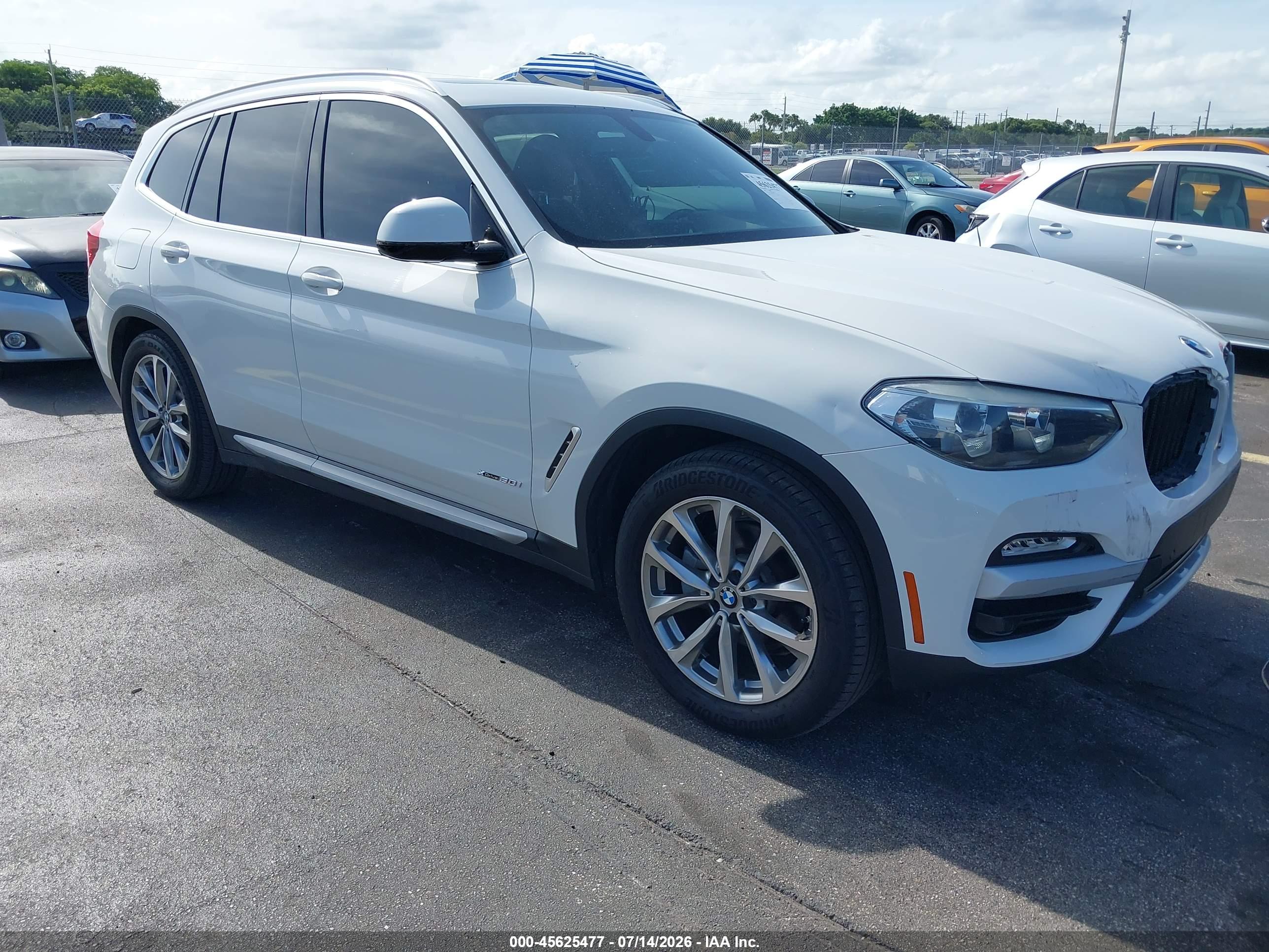 2018 BMW X3 XDRIVE30I