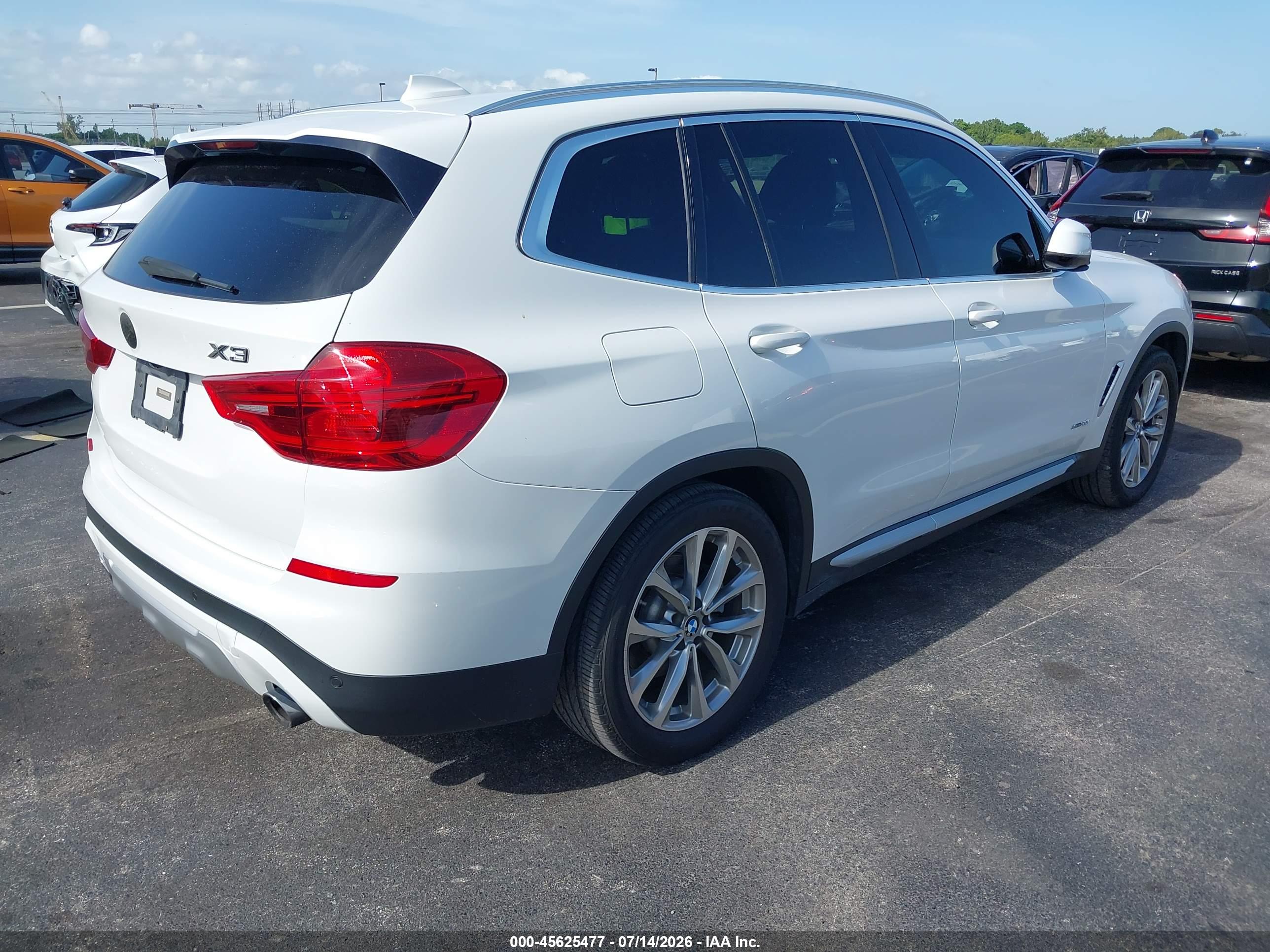 2018 BMW X3 XDRIVE30I