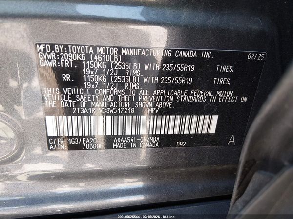 2025 TOYOTA RAV4 XLE PREMIUM