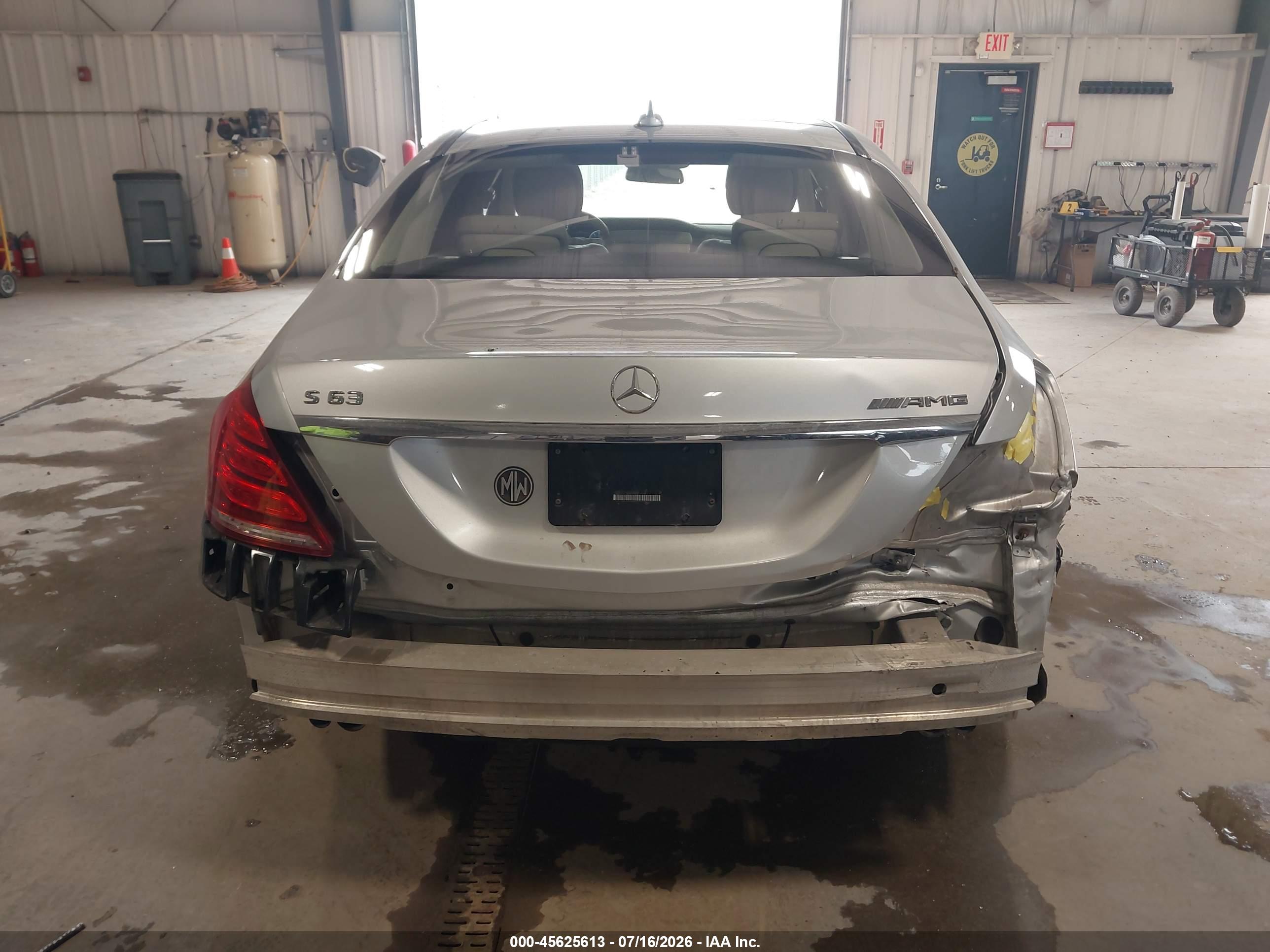 2016 MERCEDES-BENZ AMG S 63 4MATIC