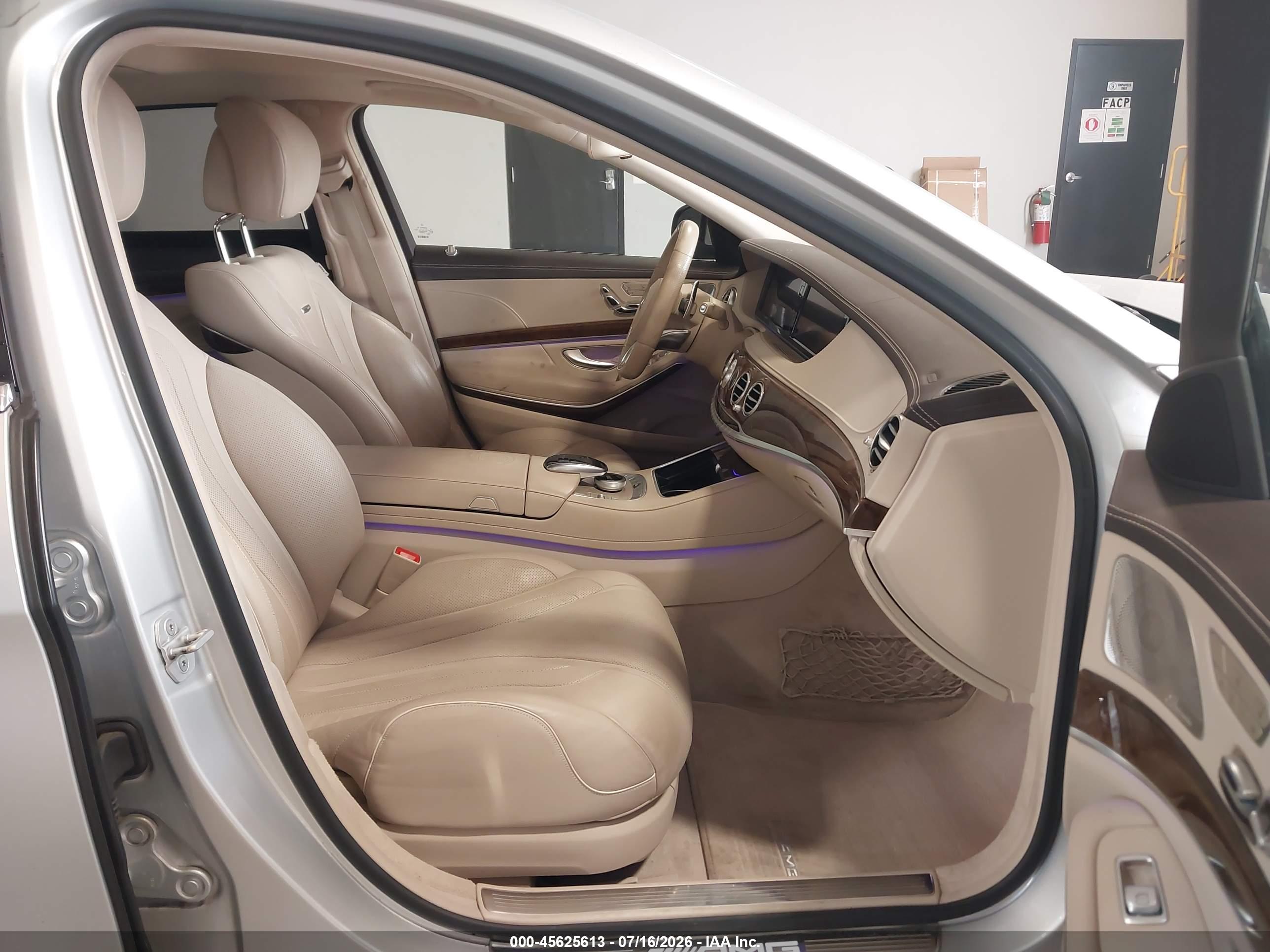 2016 MERCEDES-BENZ AMG S 63 4MATIC