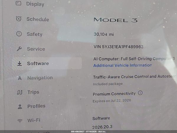 2023 TESLA MODEL 3 REAR-WHEEL DRIVE