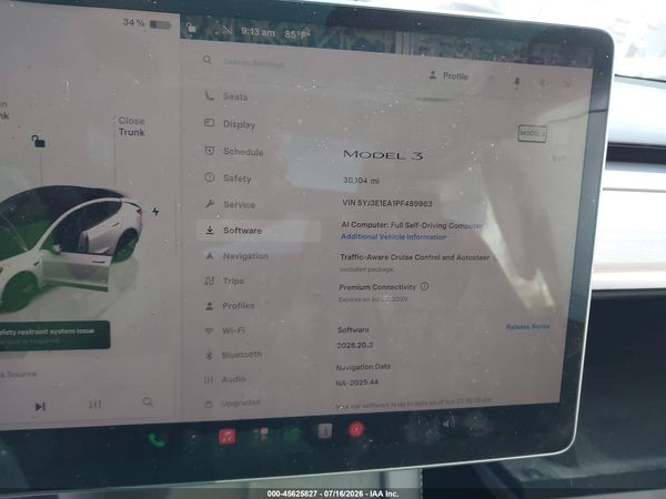 2023 TESLA MODEL 3 REAR-WHEEL DRIVE