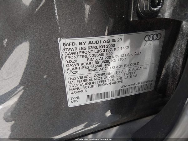 2020 AUDI Q7