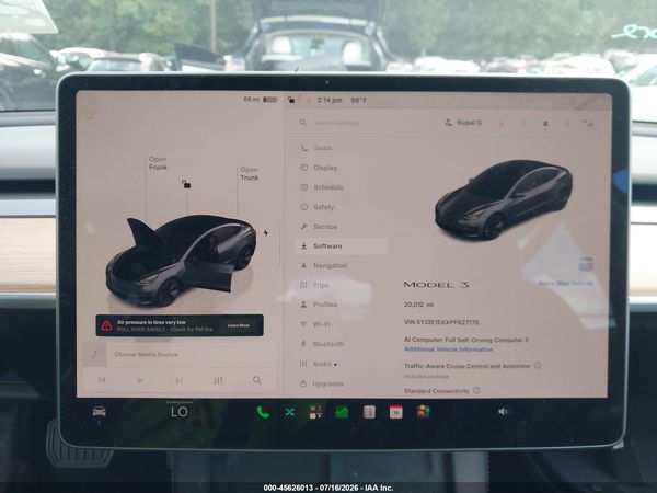2023 TESLA MODEL 3 REAR-WHEEL DRIVE — I7