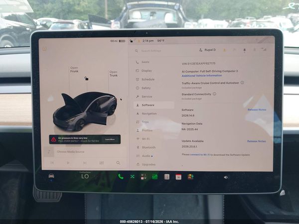 2023 TESLA MODEL 3 REAR-WHEEL DRIVE — I132