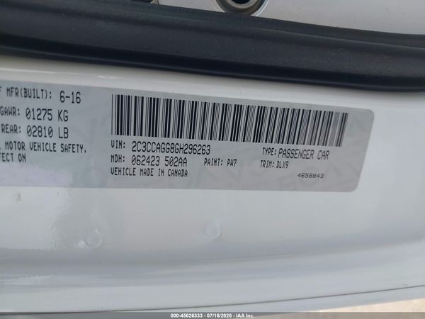 2016 CHRYSLER 300 300S