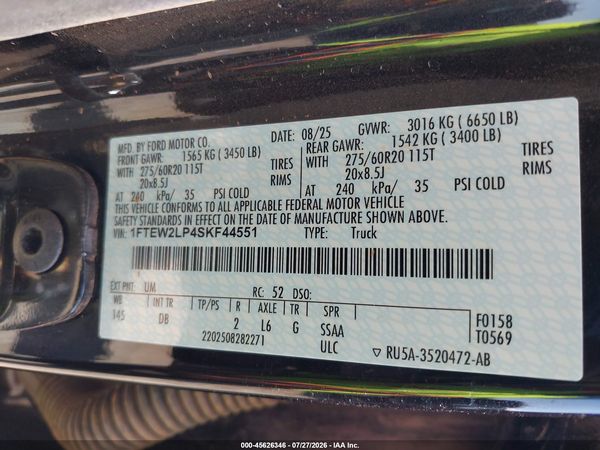 2025 FORD F-150 STX