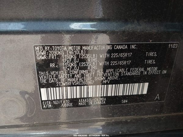 2024 TOYOTA RAV4 XLE