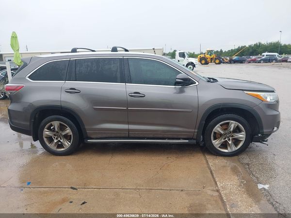 2016 TOYOTA HIGHLANDER LIMITED PLATINUM V6