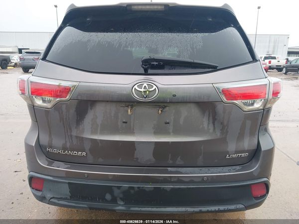 2016 TOYOTA HIGHLANDER LIMITED PLATINUM V6
