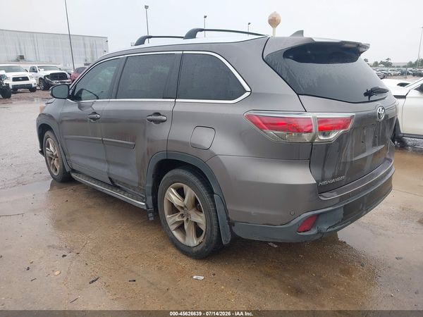 2016 TOYOTA HIGHLANDER LIMITED PLATINUM V6
