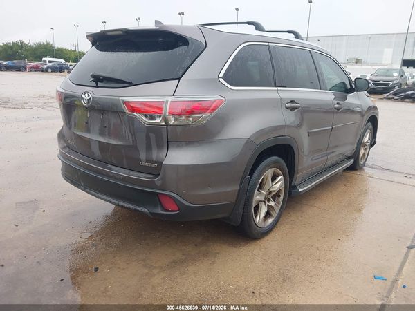 2016 TOYOTA HIGHLANDER LIMITED PLATINUM V6