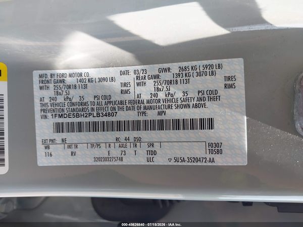 2023 FORD BRONCO OUTER BANKS