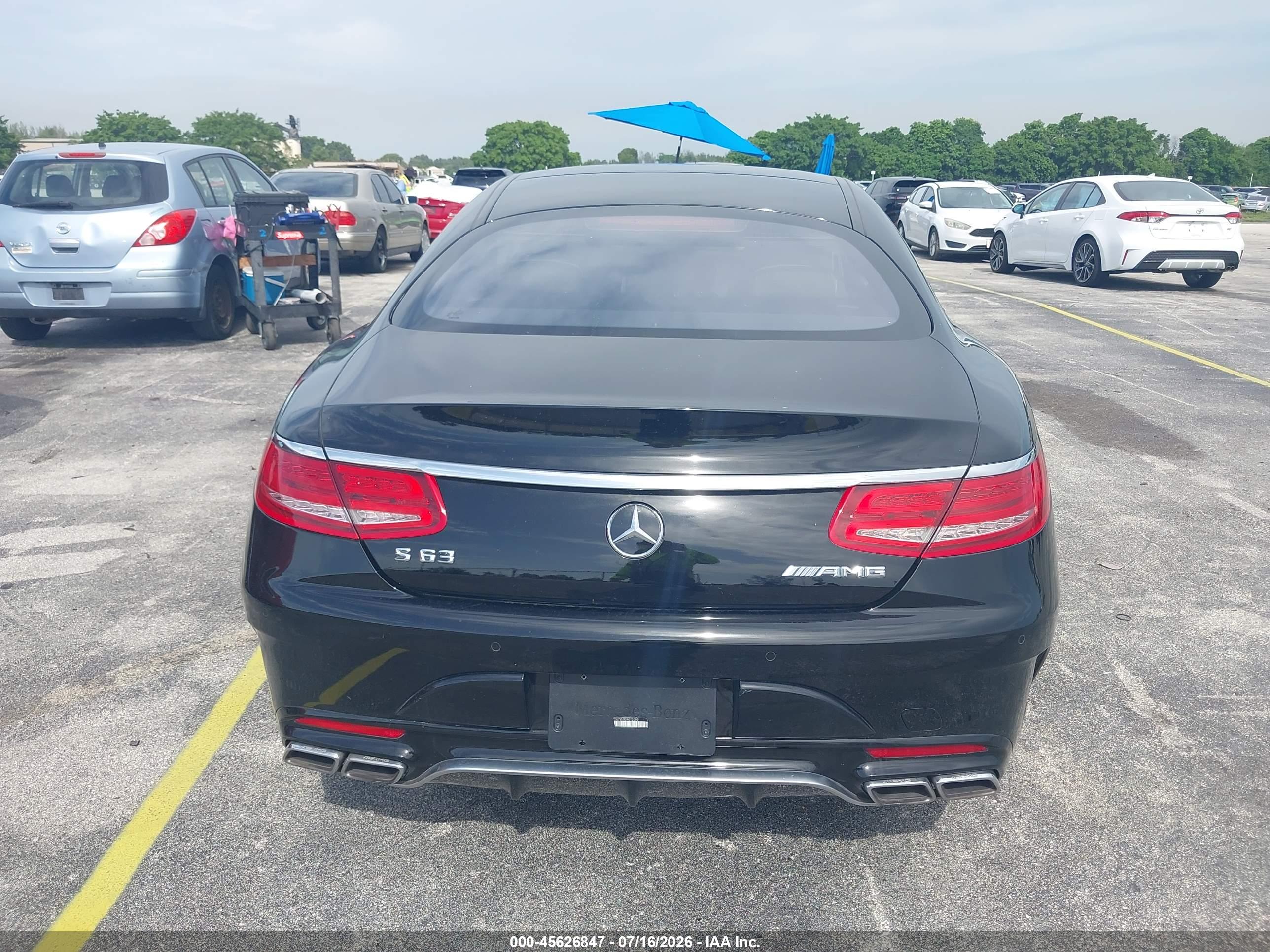 2016 MERCEDES-BENZ AMG S 63 4MATIC