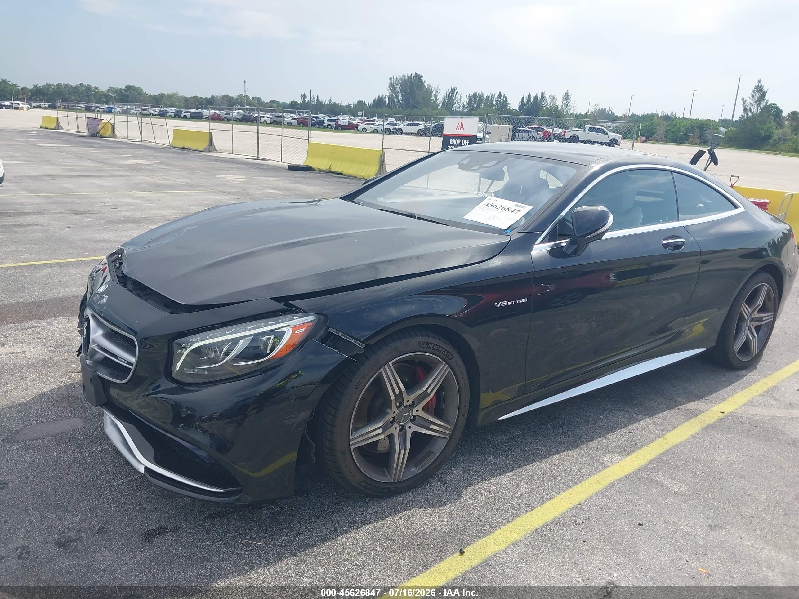 2016 MERCEDES-BENZ AMG S 63 4MATIC