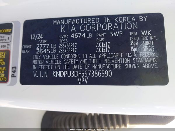 2025 KIA SPORTAGE LX