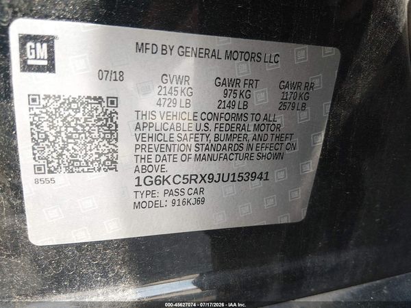 2018 CADILLAC CT6 LUXURY