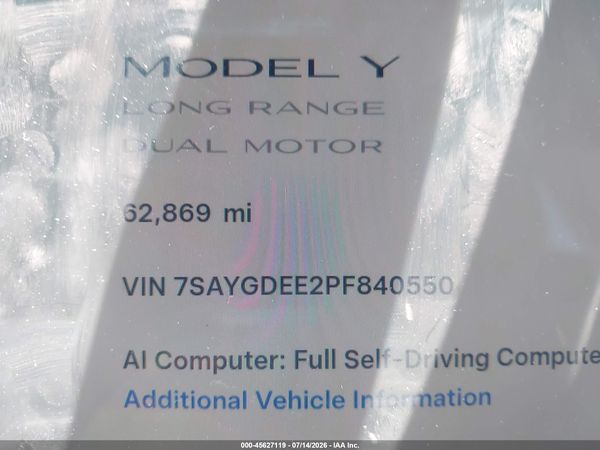 2023 TESLA MODEL Y