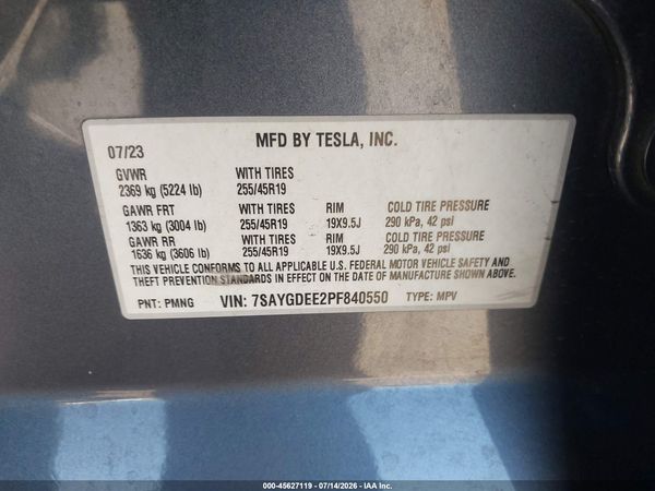 2023 TESLA MODEL Y