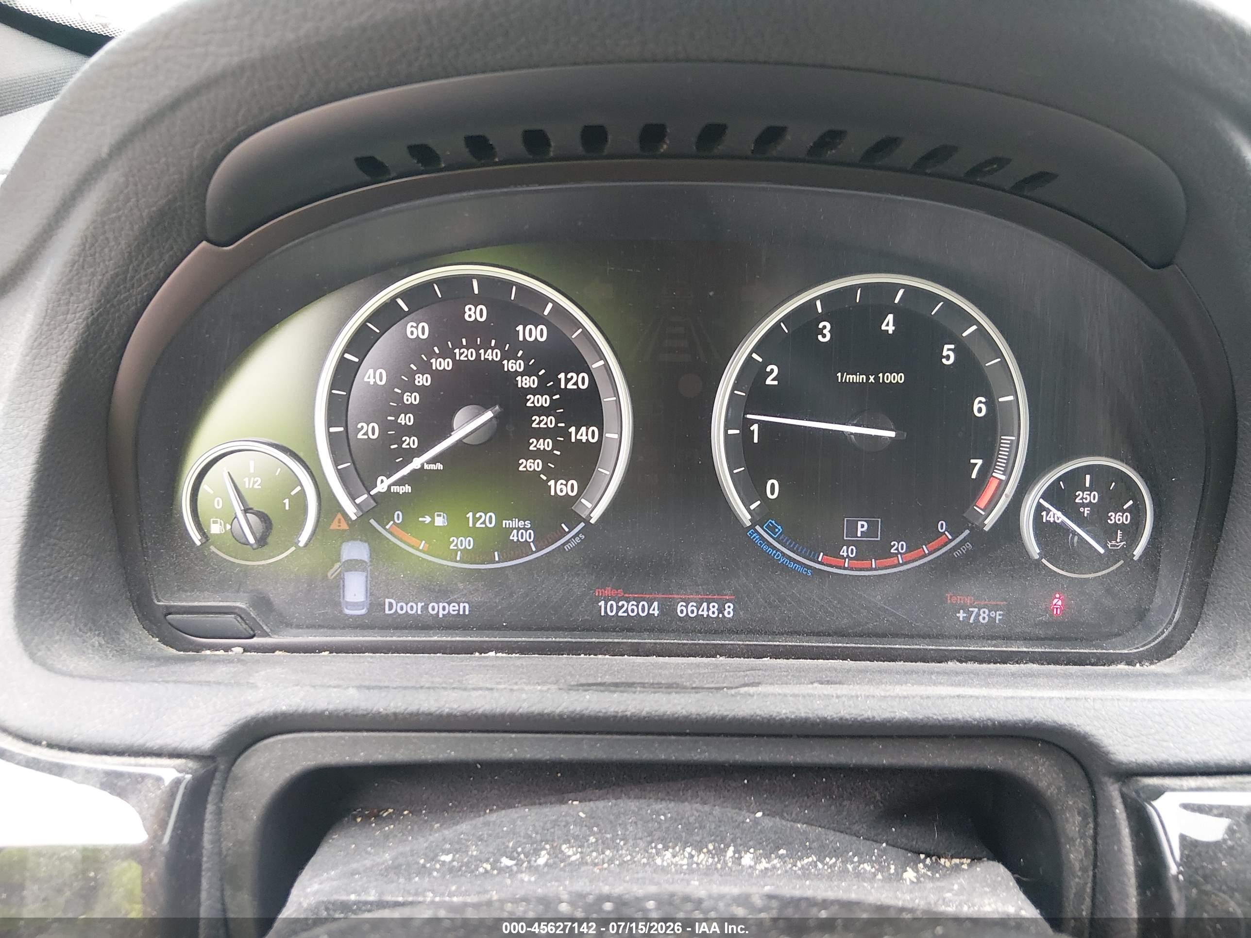 2013 BMW 535I GRAN TURISMO GT