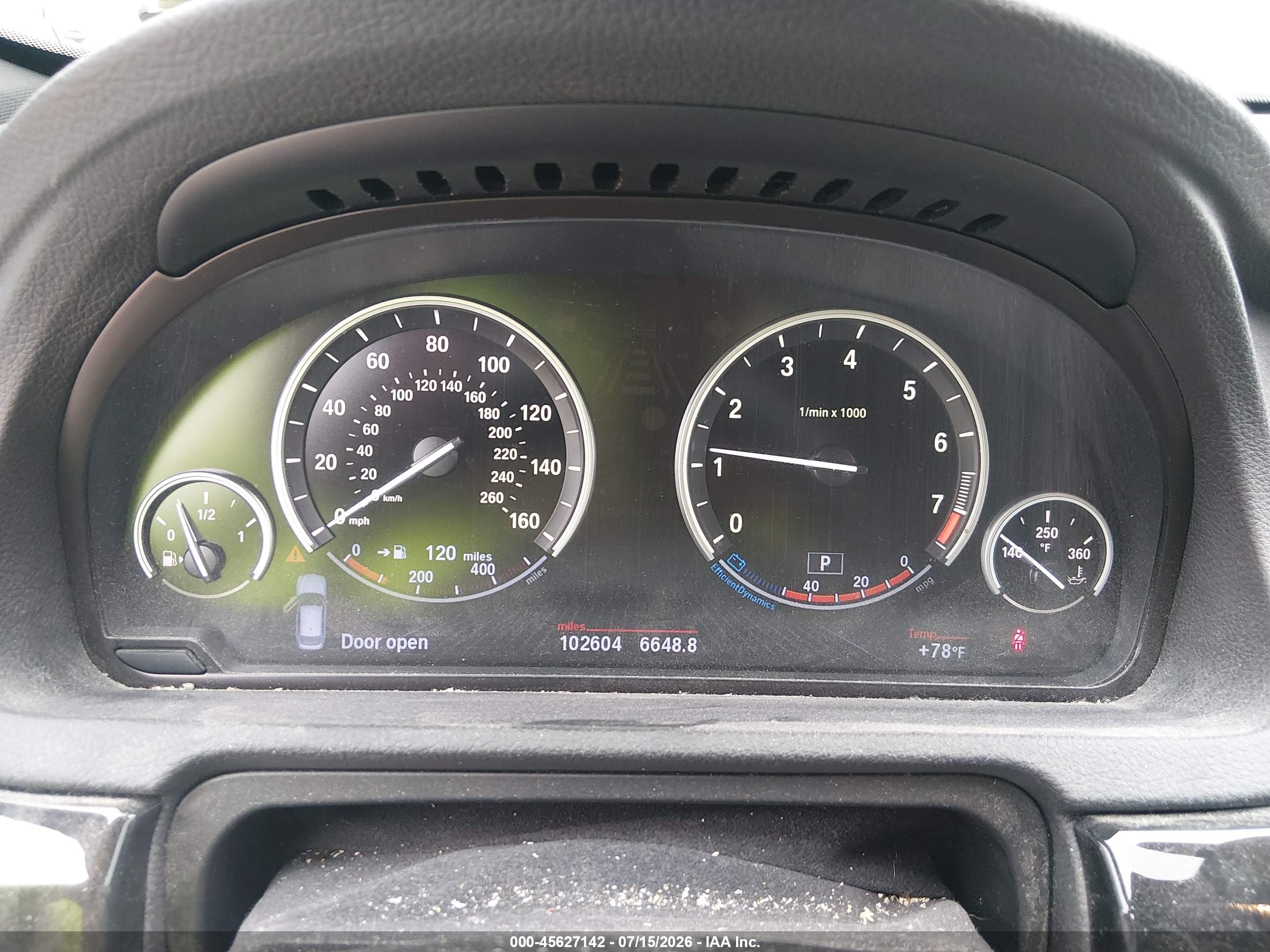 2013 BMW 535I GRAN TURISMO GT