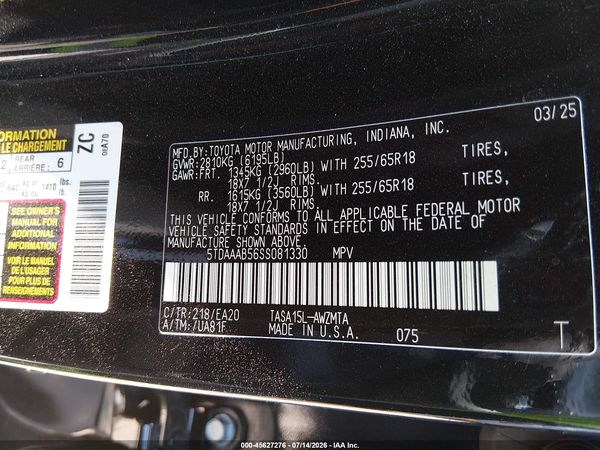 2025 TOYOTA GRAND HIGHLANDER XLE