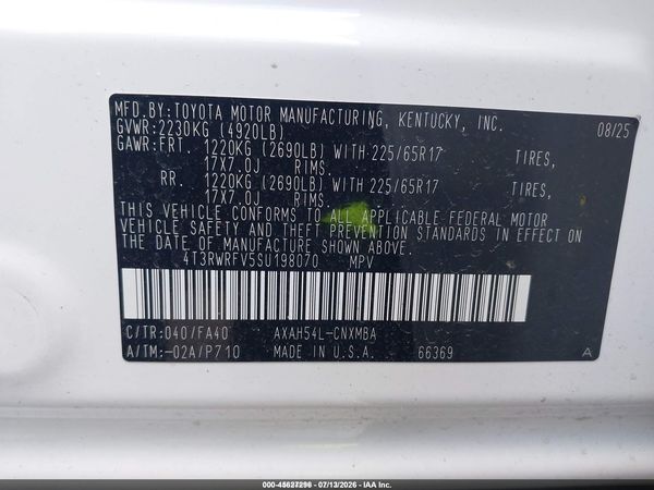 2025 TOYOTA RAV4 HYBRID XLE