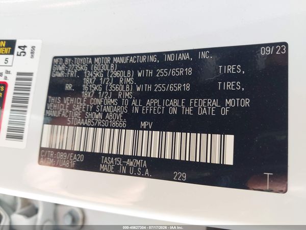 2024 TOYOTA GRAND HIGHLANDER XLE