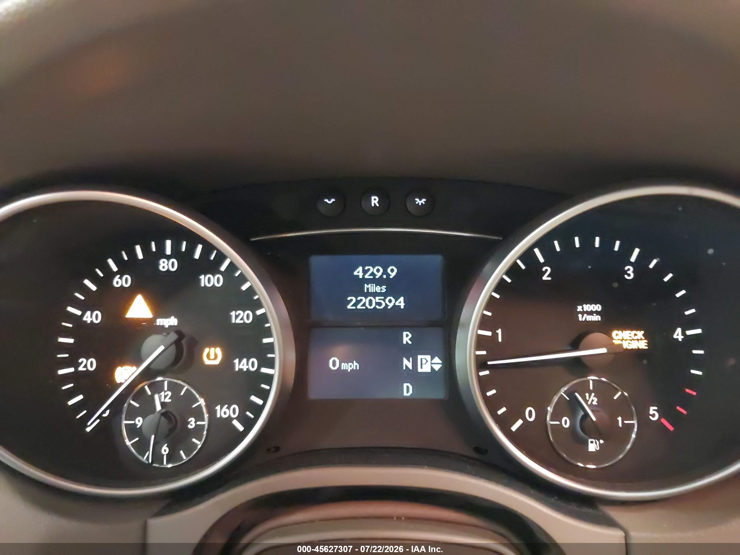 2008 MERCEDES-BENZ M-CLASS ML320 CDI 4MATIC