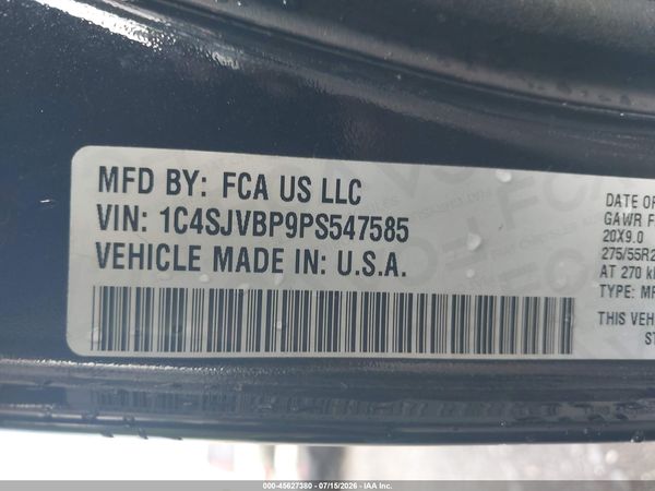 2023 JEEP WAGONEER SERIES II CARBIDE 4X4