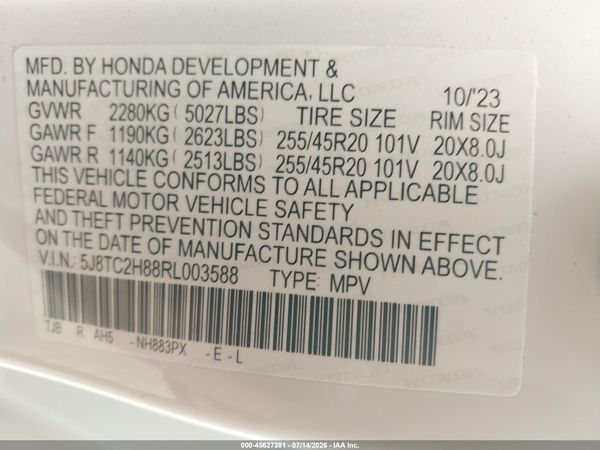 2024 ACURA RDX A-SPEC ADVANCE PACKAGE