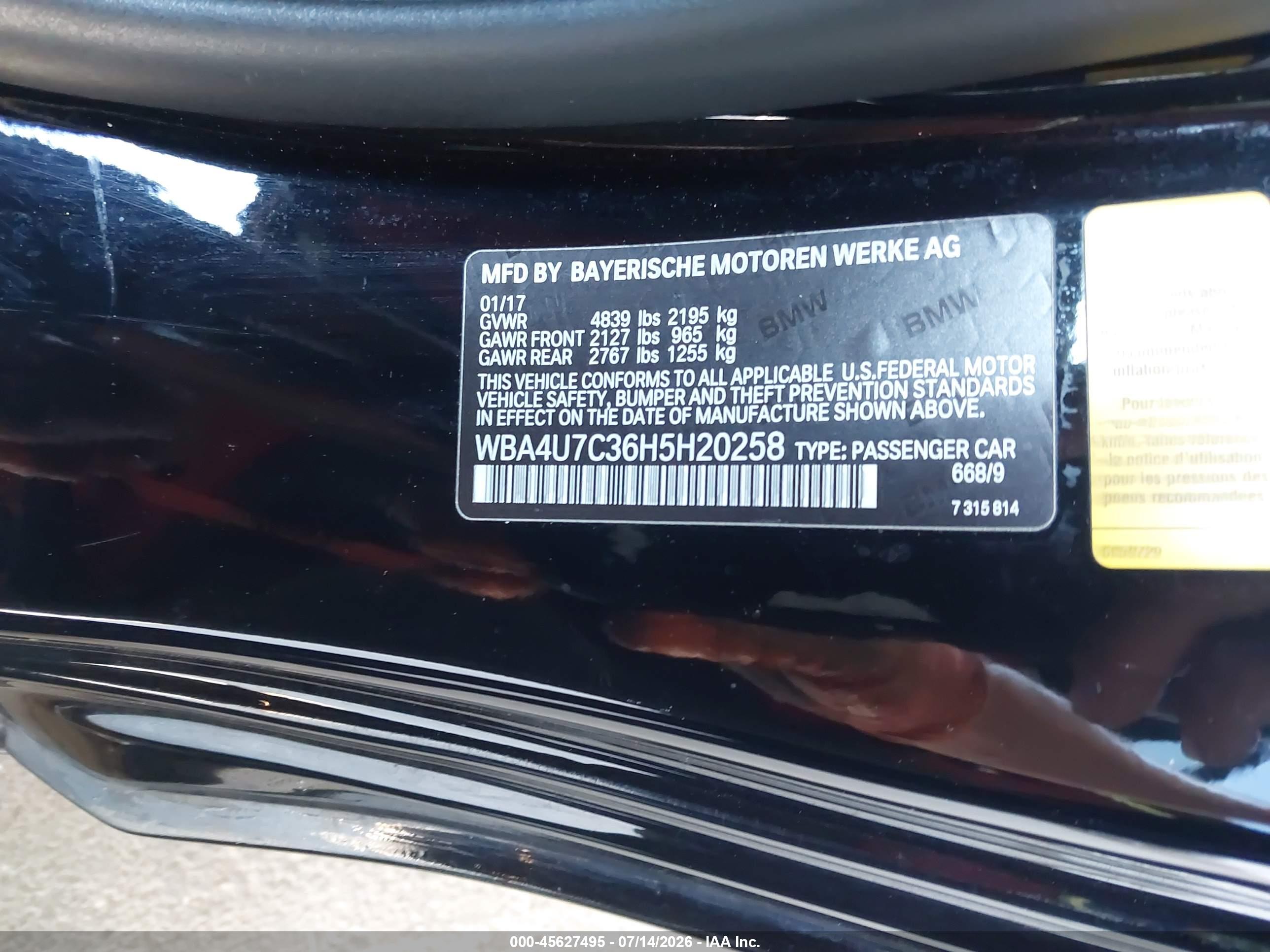 2017 BMW 430I