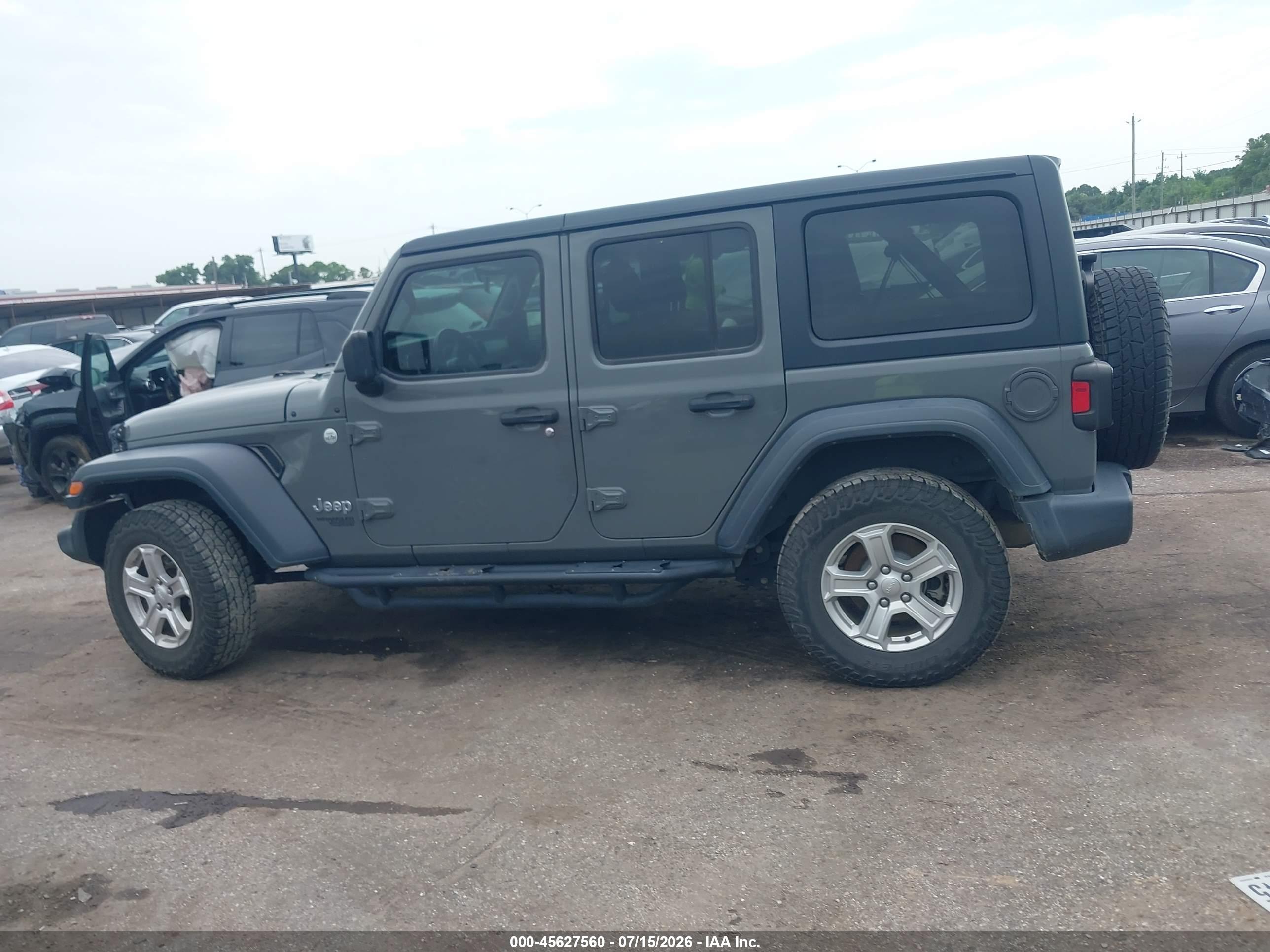 2020 JEEP WRANGLER UNLIMITED SPORT S 4X4