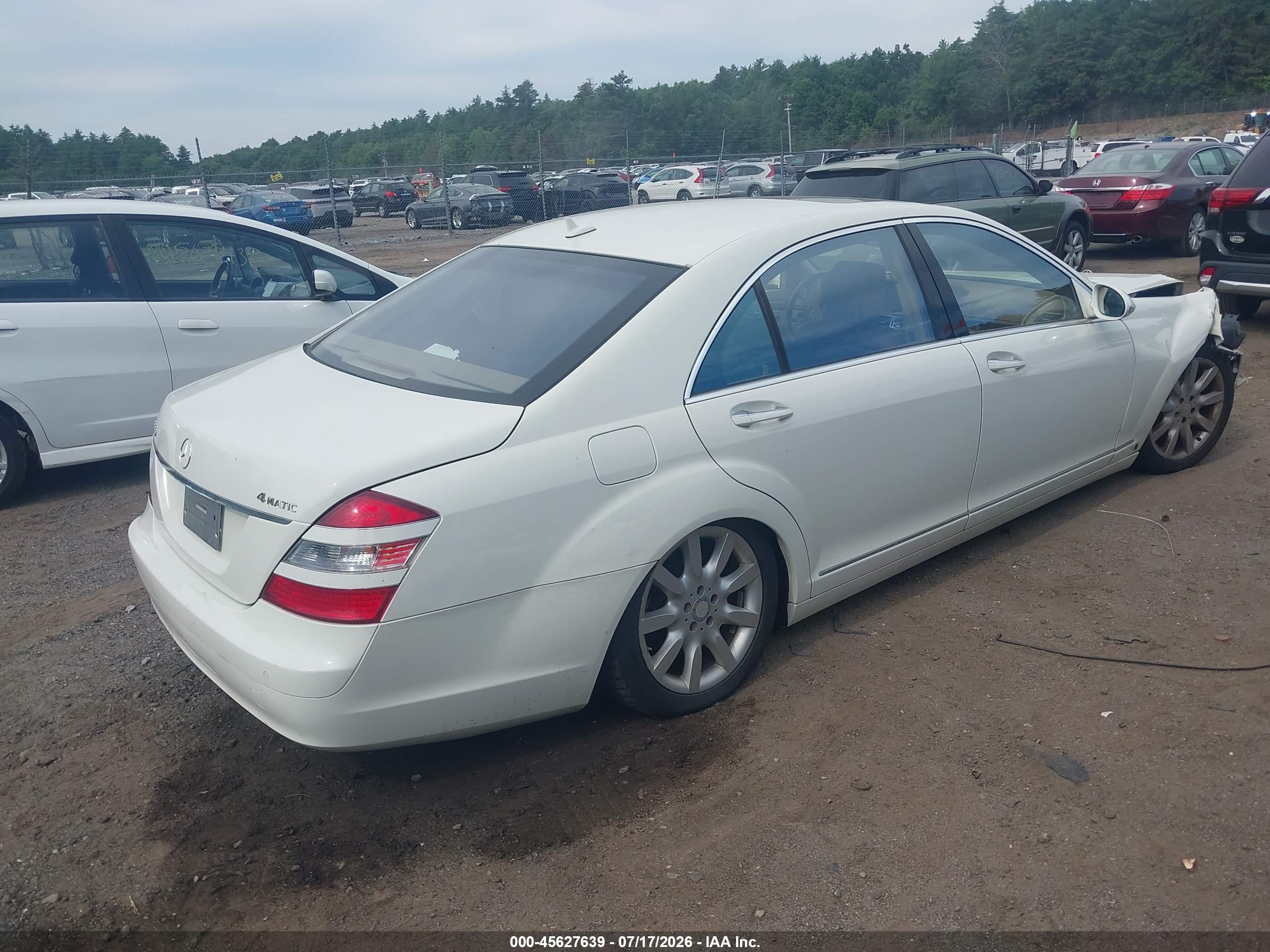 2008 MERCEDES-BENZ S 550 S550 4 MATIC
