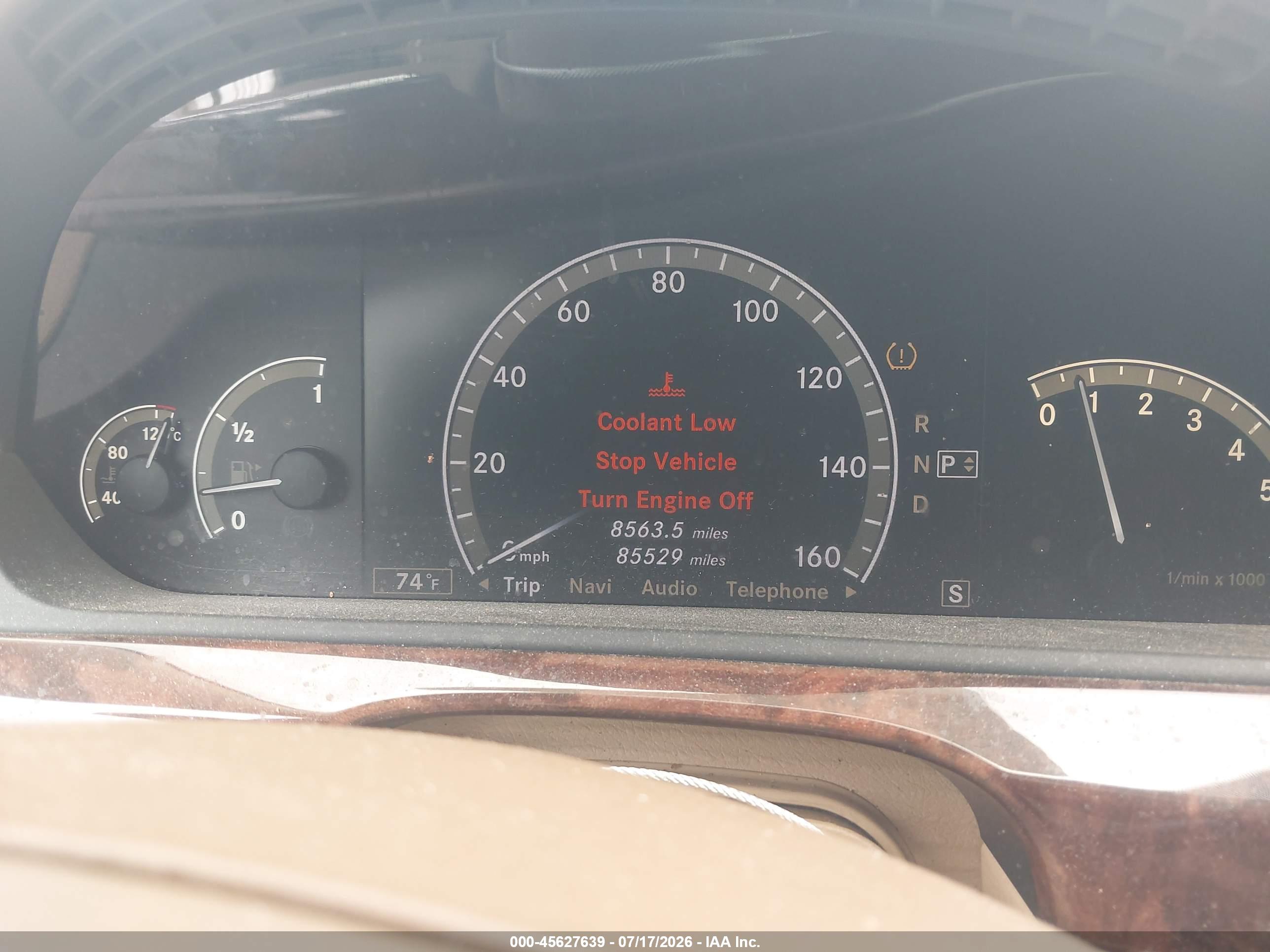 2008 MERCEDES-BENZ S 550 S550 4 MATIC