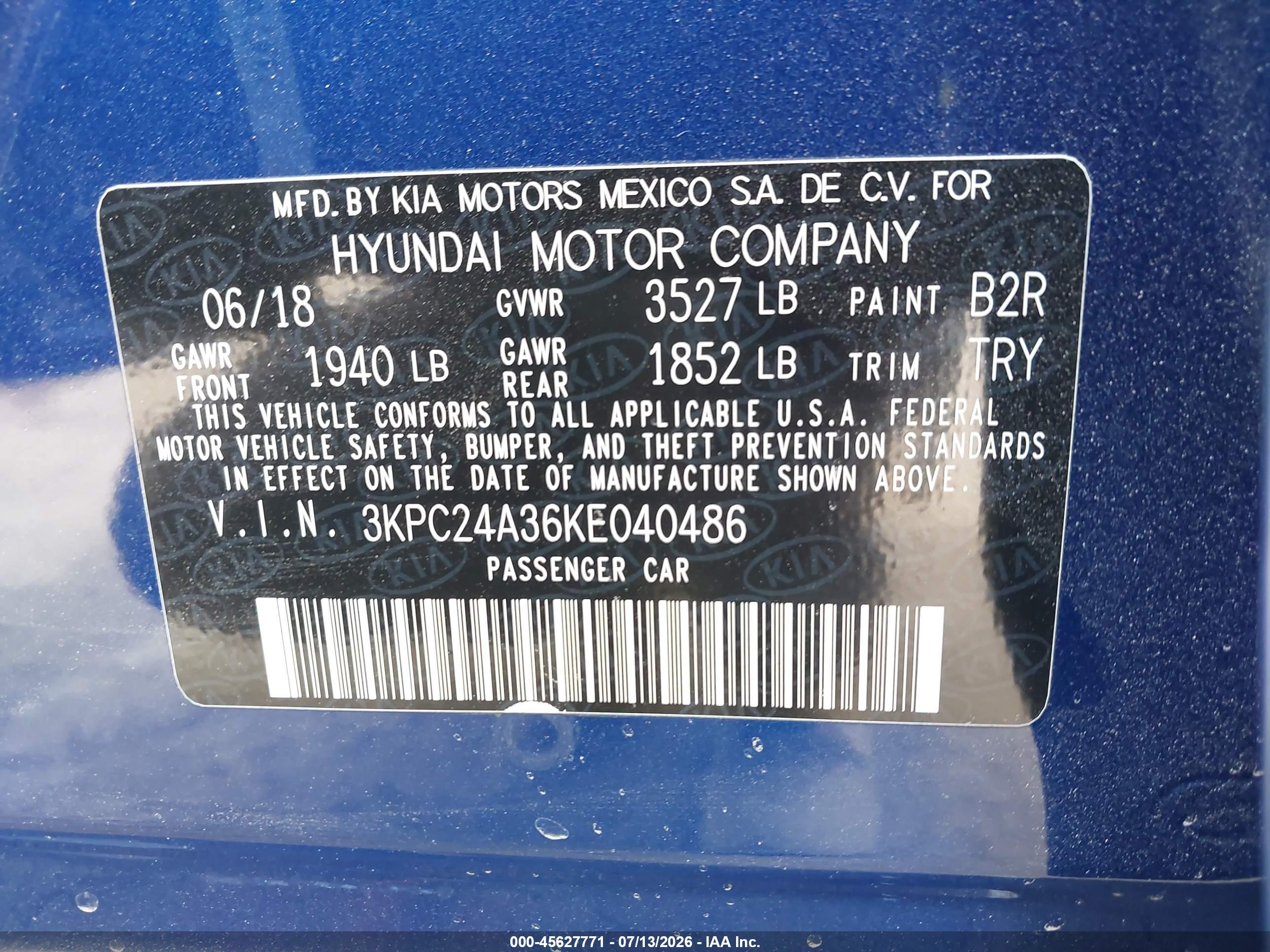 2019 HYUNDAI ACCENT SE and SEL