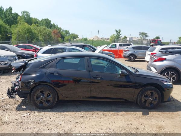 2022 HYUNDAI ELANTRA HYBRID BLUE