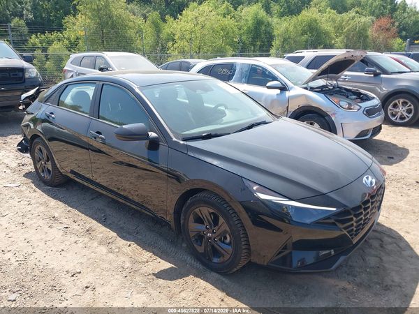2022 HYUNDAI ELANTRA HYBRID BLUE