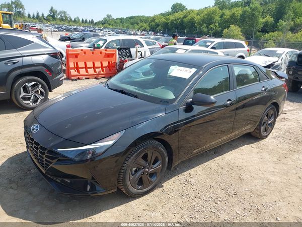 2022 HYUNDAI ELANTRA HYBRID BLUE