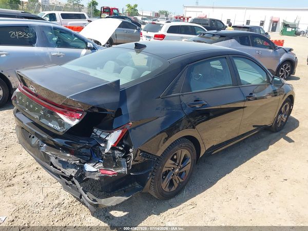 2022 HYUNDAI ELANTRA HYBRID BLUE