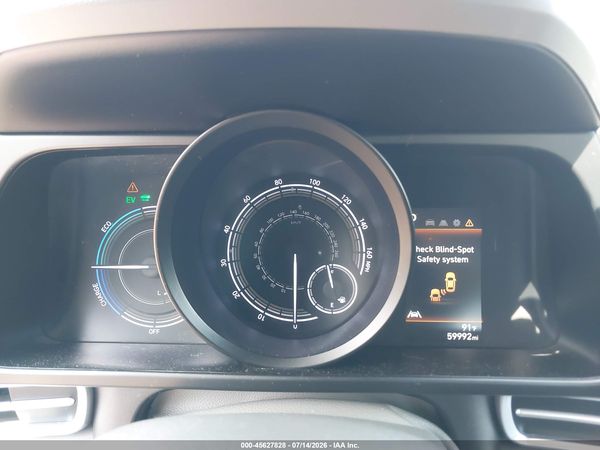 2022 HYUNDAI ELANTRA HYBRID BLUE
